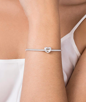 SILVER 925 HEART SHAPED CHARM