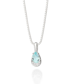 SILVER 925 MELTED SNOW PENDANT