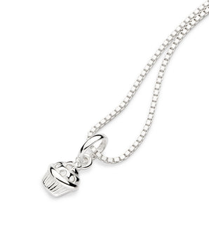 SILVER 925 CUPCAKE PENDANT