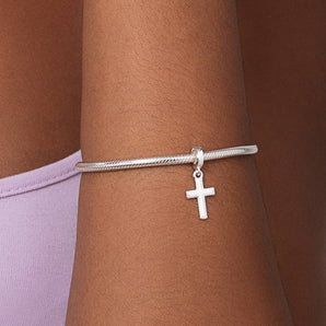SILVER 925 CROSS CHARM