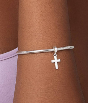 SILVER 925 CROSS CHARM