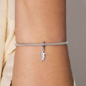 SILVER 925 CHRIST THE REDEEMER CHARM