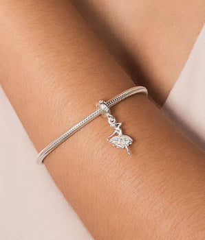SILVER 925 BALLERINA CHARM