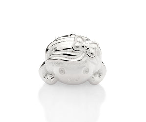 SILVER 925 GIRL’S FACE CHARM