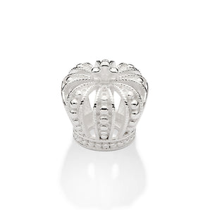 SILVER 925 ROYALTY CROWN CHARM