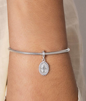 SILVER 925 OUR LADY OF GRACE CHARM