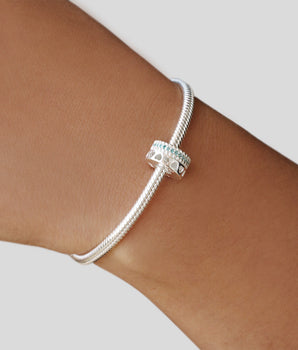 SILVERE 925 HEART STOPPER CHARM