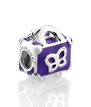 SILVER 925 ROMMANEL SUITCASE CHARM