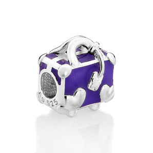 SILVER 925 ROMMANEL SUITCASE CHARM