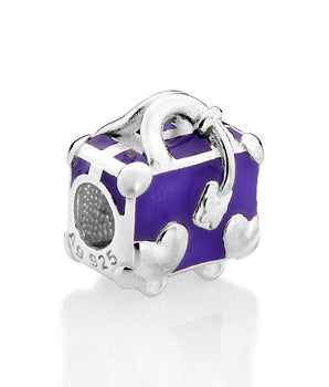 SILVER 925 ROMMANEL SUITCASE CHARM