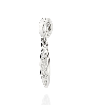 SILVER 925 SURFBOARD CHARM