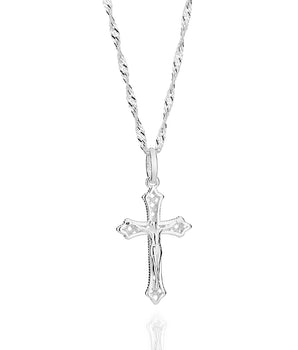 SILVER 925 VINTAGE CROSS PENDANT