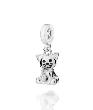 SILVER 925 CAT CHARM