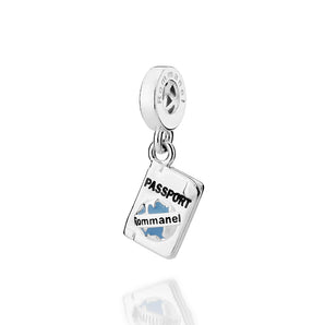 SILVER 925 PASSPORT CHARM