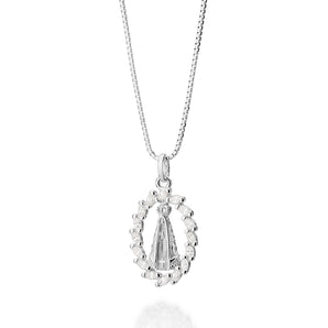 SILVER 925 OUR LADY APARECIDA PENDANT
