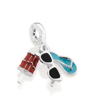 SILVER 925 BEACH KIT CHARM