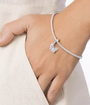 SILVER 925 BUTTERFLY CHARM