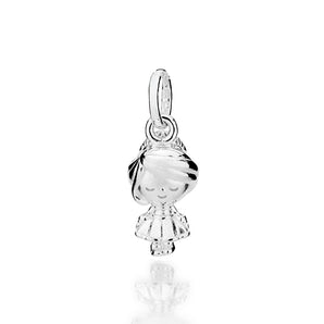 SILVER 925 GIRL PENDANT