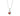 SILVER 925 HEART FIRE PENDANT