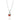 SILVER 925 HEART FIRE PENDANT