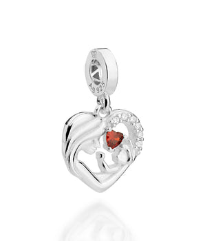 SILVER 925 MOTHER AND CHILD CHARM