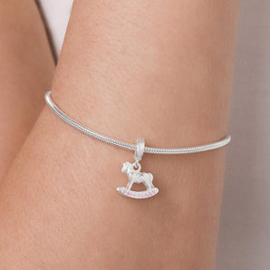 SILVER 925 ROCKING HORSE CHARM
