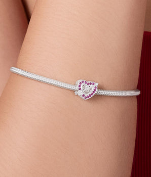 SILVER 925 CUPID S TARGET CHARM