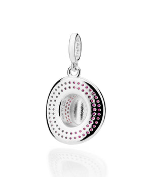 SILVER 925 RIDER'S COWBOY HAT PENDANT