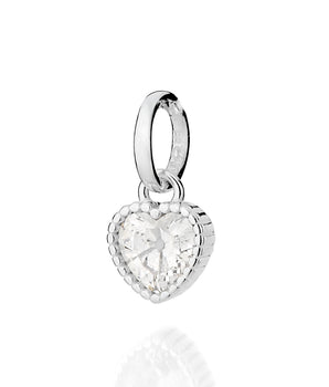 SILVER 925 HEART BEAM PENDANT
