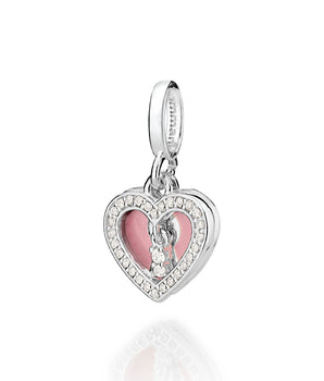 SILVER 925 LOVE CODE PENDANT