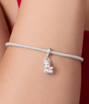 SILVER 925 TEDDY BEAR CHARM