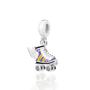 SILVER 925 ROLLER SKATE CHARM