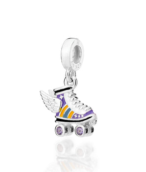 SILVER 925 ROLLER SKATE CHARM