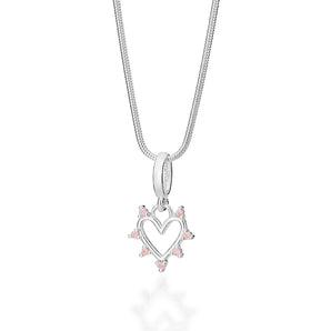 SILVER 925 SPARK HEART PENDANT