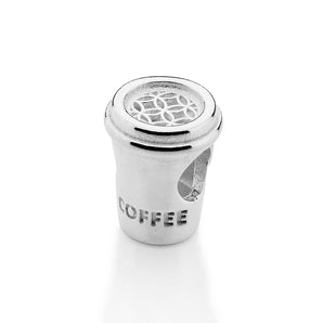 SILVER 925 ROMMABUCKS COFFEE CHARM