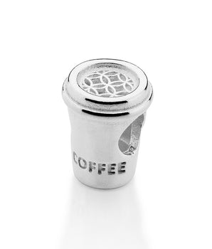 SILVER 925 ROMMABUCKS COFFEE CHARM