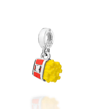 SILVER 925 FRENCH FRIES CHARM