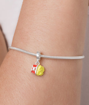 SILVER 925 FRENCH FRIES CHARM