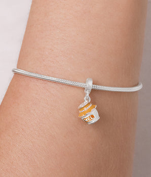 SILVER 925 HONEY POT CHARM