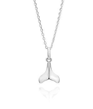SILVER 925 WHALE TAIL PENDANT