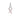 STERLING SILVER 925 BOW PENDANT FEATURING ZIRCONIAS