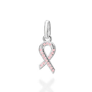 STERLING SILVER 925 BOW PENDANT FEATURING ZIRCONIAS