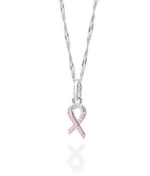 STERLING SILVER 925 BOW PENDANT FEATURING ZIRCONIAS