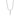 SILVER 925 SOLITAIRE STONE PENDANT