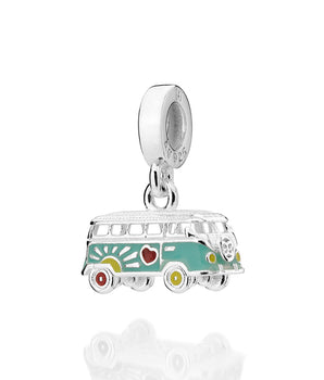 SILVER 925 RETRO VAN CHARM