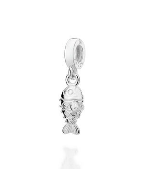 SILVER 925 PESCE AZZURRO CHARM