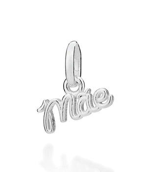 SILVER 925 MÃE (MOM) SCRIPT PENDANT