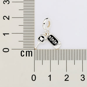 SILVER 925 CAR KEY CHARM