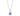 SILVER 925 TIMELESS SPARK SQUARE PENDANT