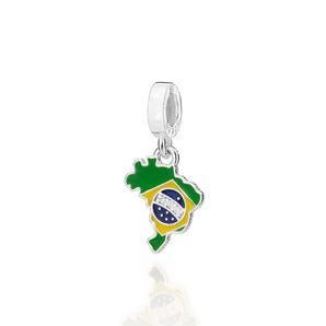 SILVER 925 BRAZIL CHARM